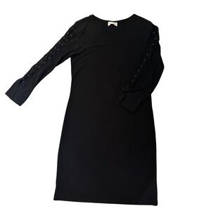 Velvet by Graham Spencer Lace Up Sleeve Dress Size M